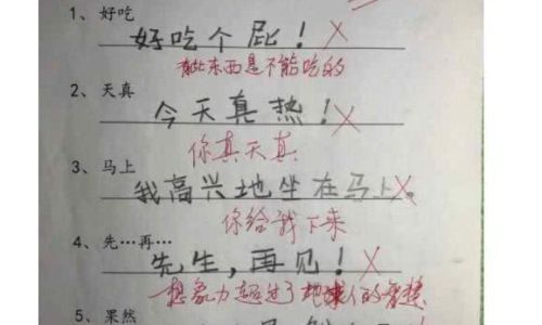 得如何造句