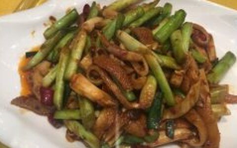 大蒜炒羊肚做法