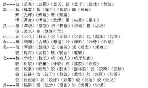 涸组词