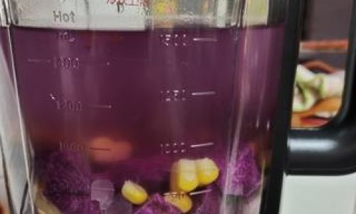 紫薯玉米糊怎么做