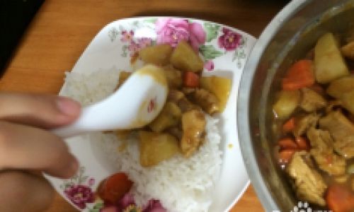 家常鸡肉咖喱饭的做法
