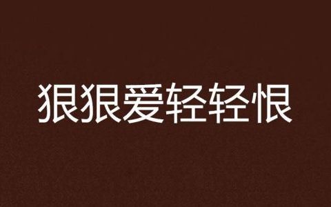 狠狠爱歌词