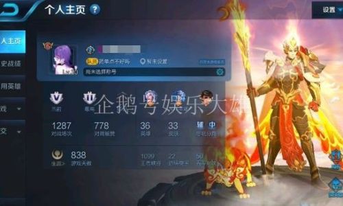 王者荣耀个人主页背景图如何设置