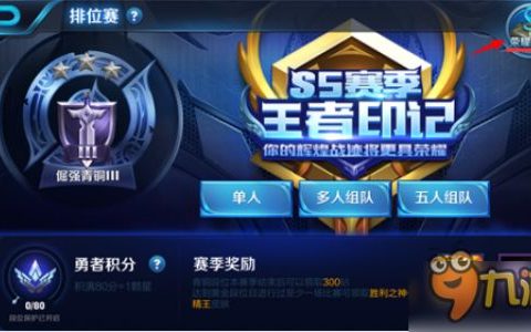 王者如何隐藏荣耀战区