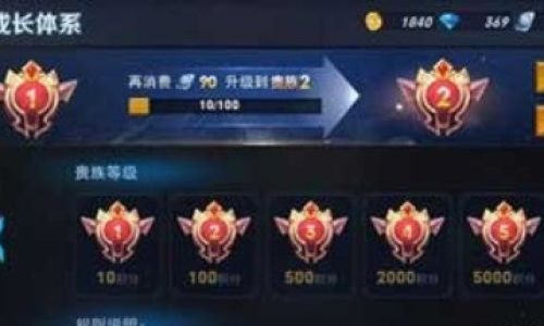 王者荣耀如何看贵族等级