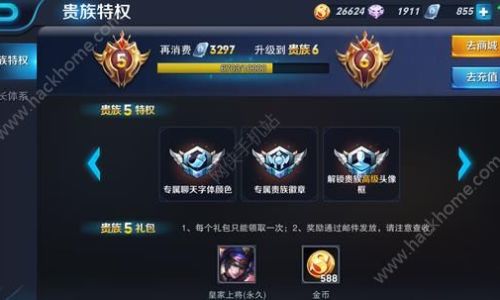 王者荣耀如何看贵族等级