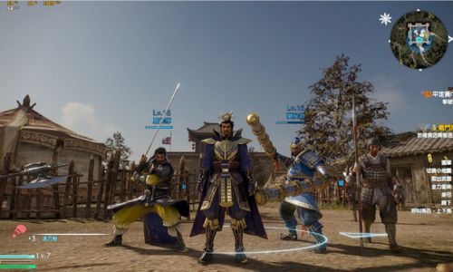 三国无双8如何切换中文