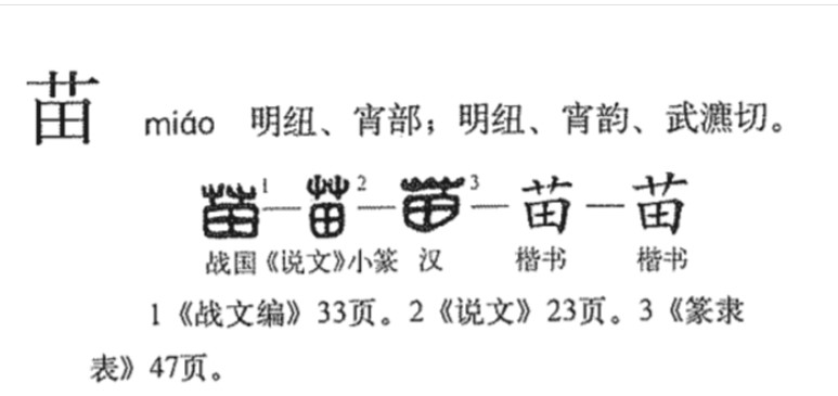 苗